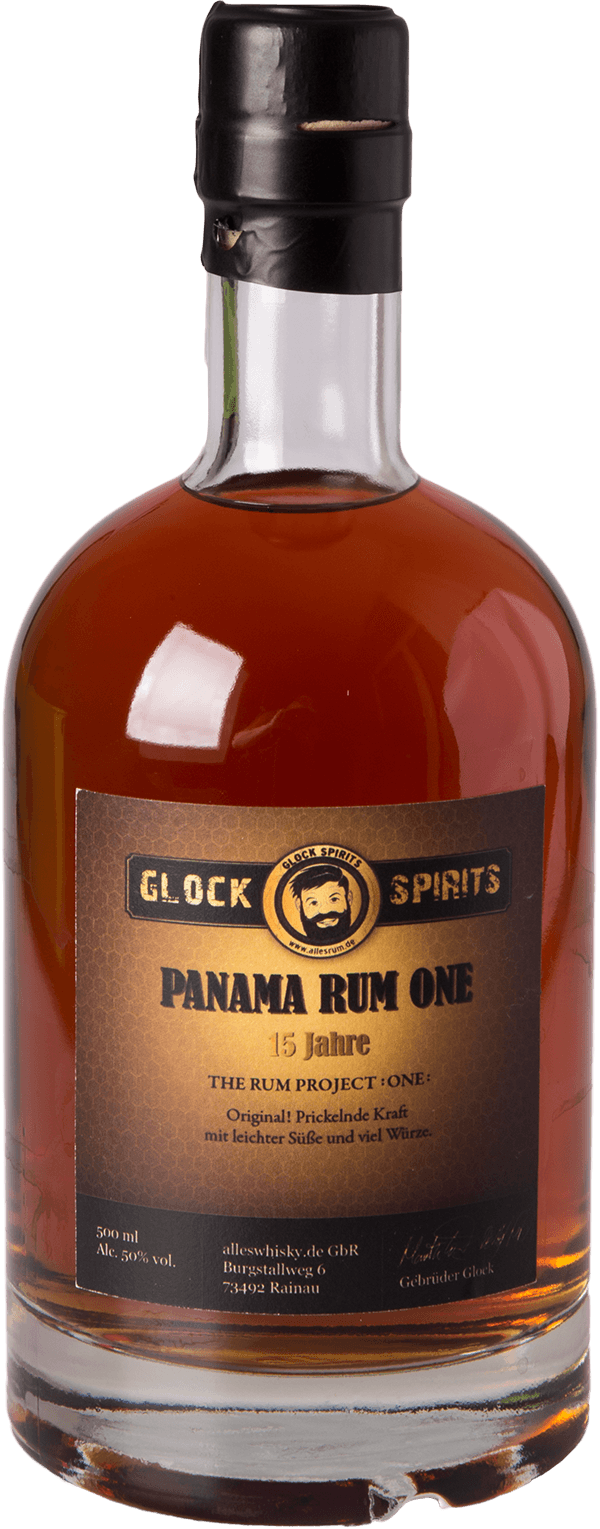 Panama Rum One GLOCK SPIRITS 15 Jahre 50%