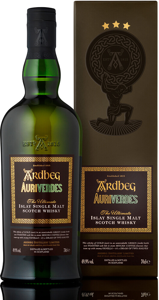 Ardbeg Auriverdes Islay Whisky 49,9% 0,7L