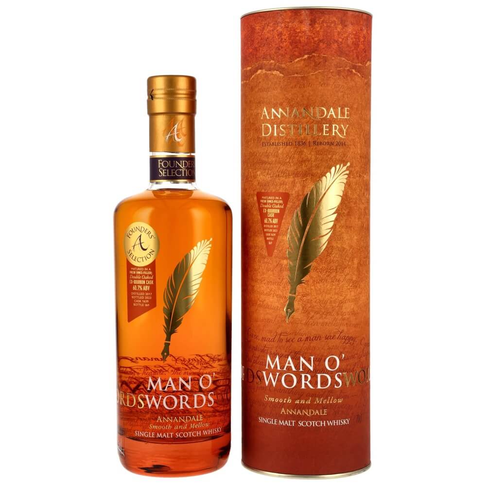 Annandale 2017/2023 Man O' Sword Founders Selection #1639 Whisky 60,7%