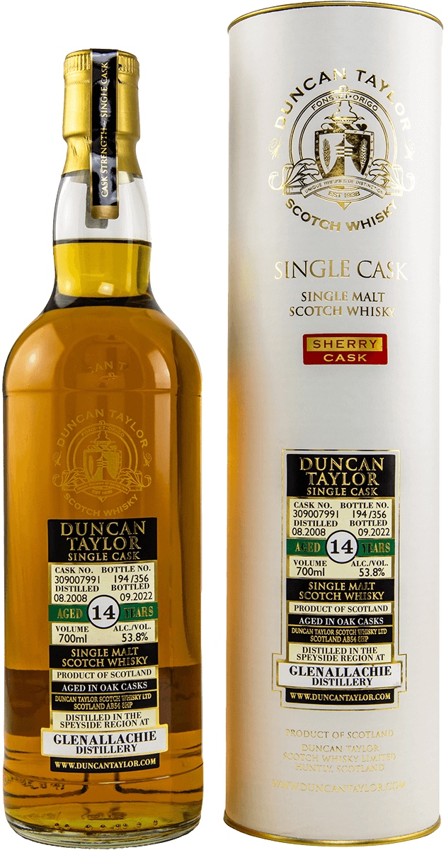 Glenallachie 14 Jahre 2008/2022 #309007991 Cask Collection Whisky 53,8% (Duncan Taylor)