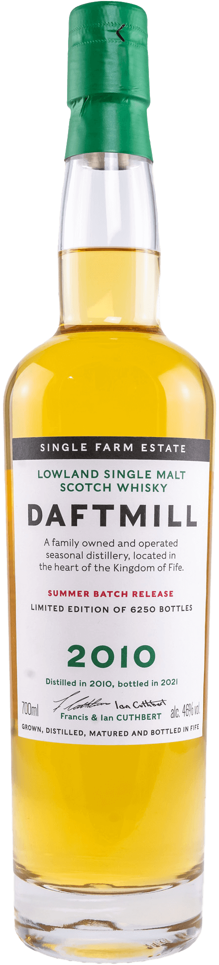 Daftmill 2010/2021 Summer Batch Release Whisky 46%