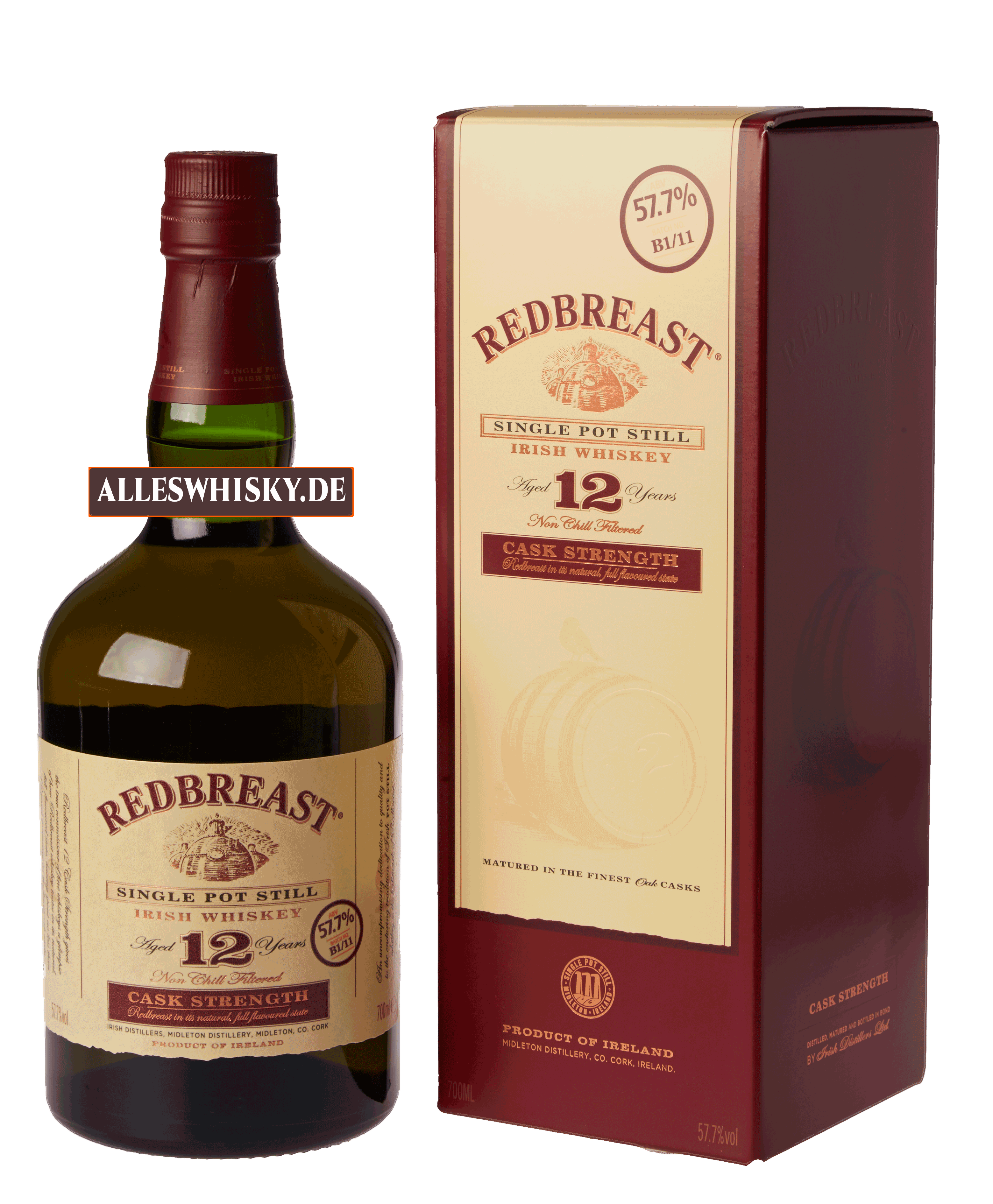 Redbreast 12 Jahre Cask Strength 57,7% 0,7L