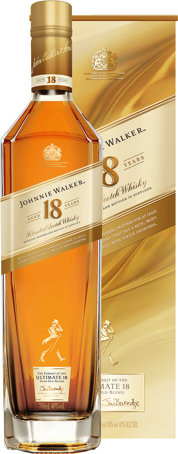 Johnnie Walker Aged 18 Years Blended Scotch Whisky 40% 0,7L