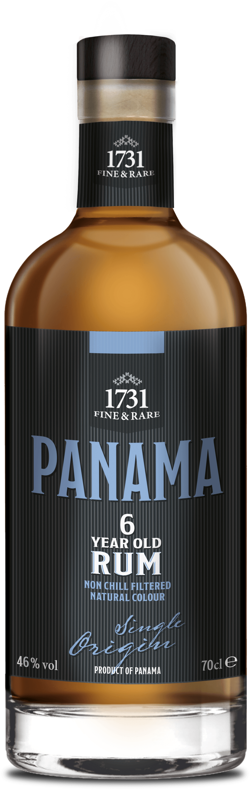 1731 6 Jahre Panama Single Origin Rum 46% 0,7L