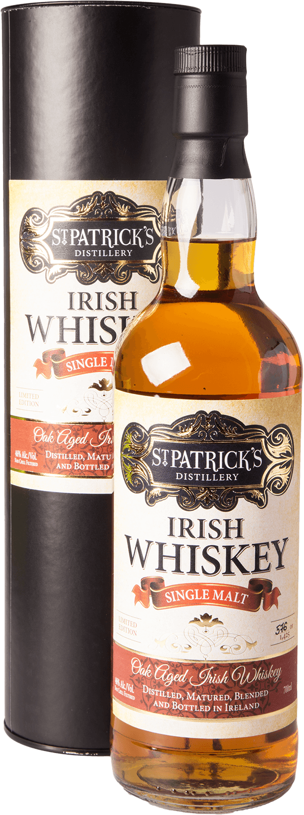 St. Patricks Irish Single Malt Whiskey 46%