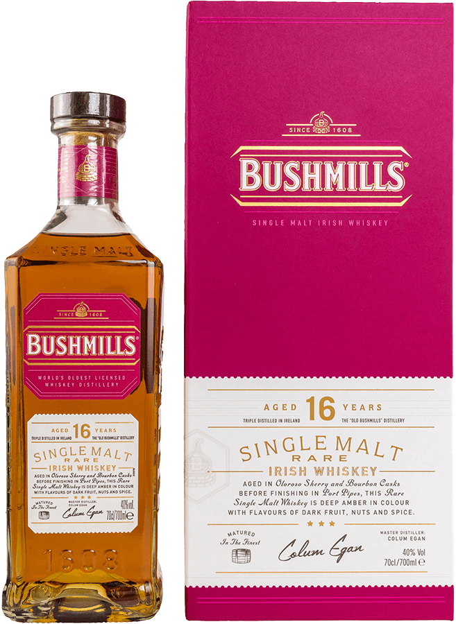 Bushmills 16 Jahre Single Malt Irish Whiskey 40%