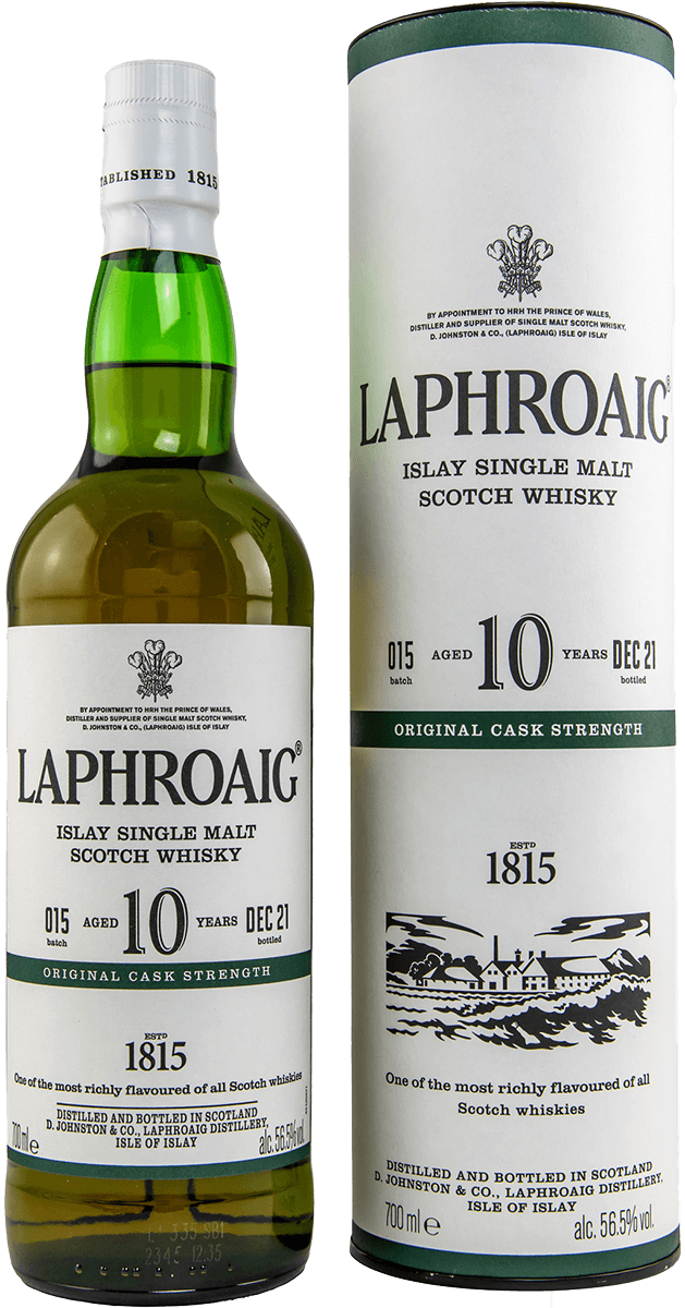Laphroaig 10 Jahre Cask Strength Batch 15 Whisky 56,5% 0,7L