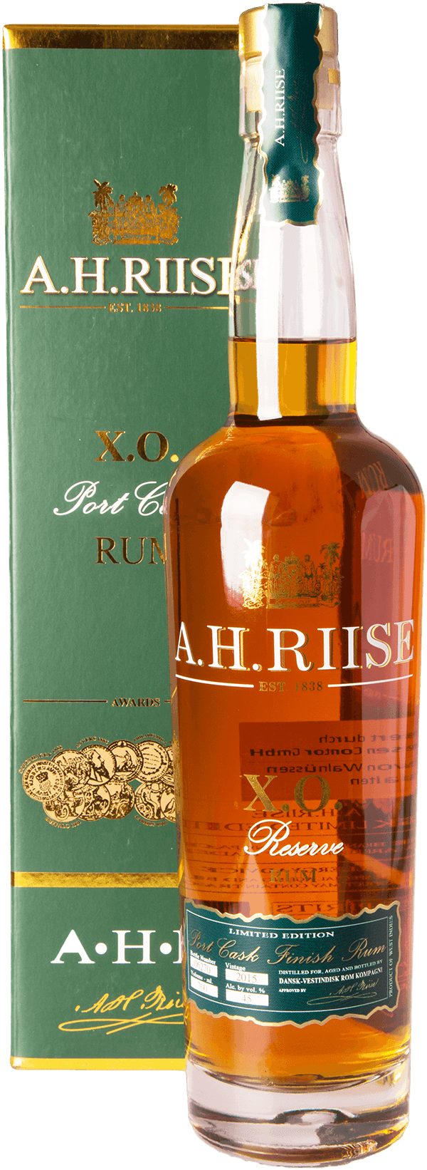 A.H. Riise XO Reserve Port Cask Finish Rum 45%