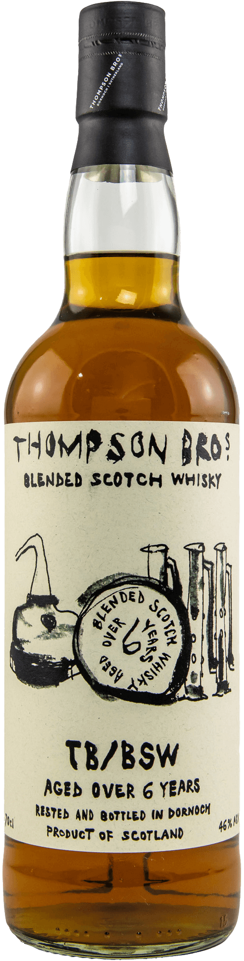 Thompson Bros over 6 Jahre Blended Scotch Whisky 46%
