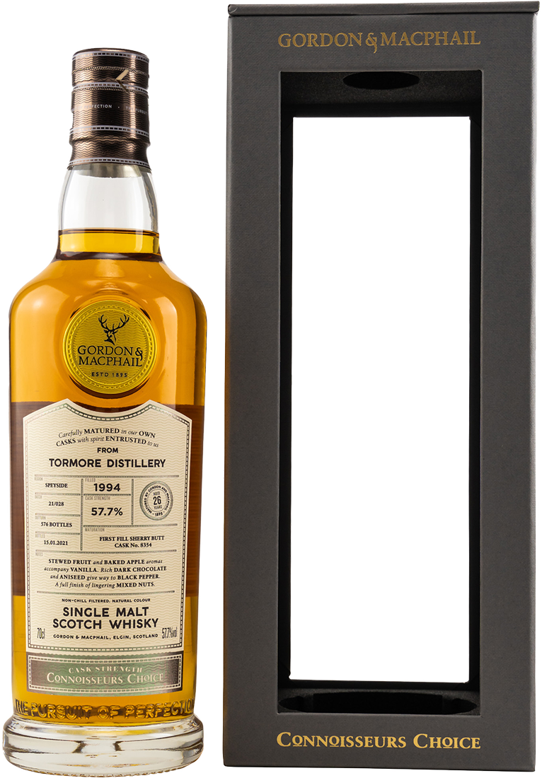 Tormore 26 Jahre 1994/2021 #8354 CC CS New Range Whisky 57,7% (Gordon&MacPhail)