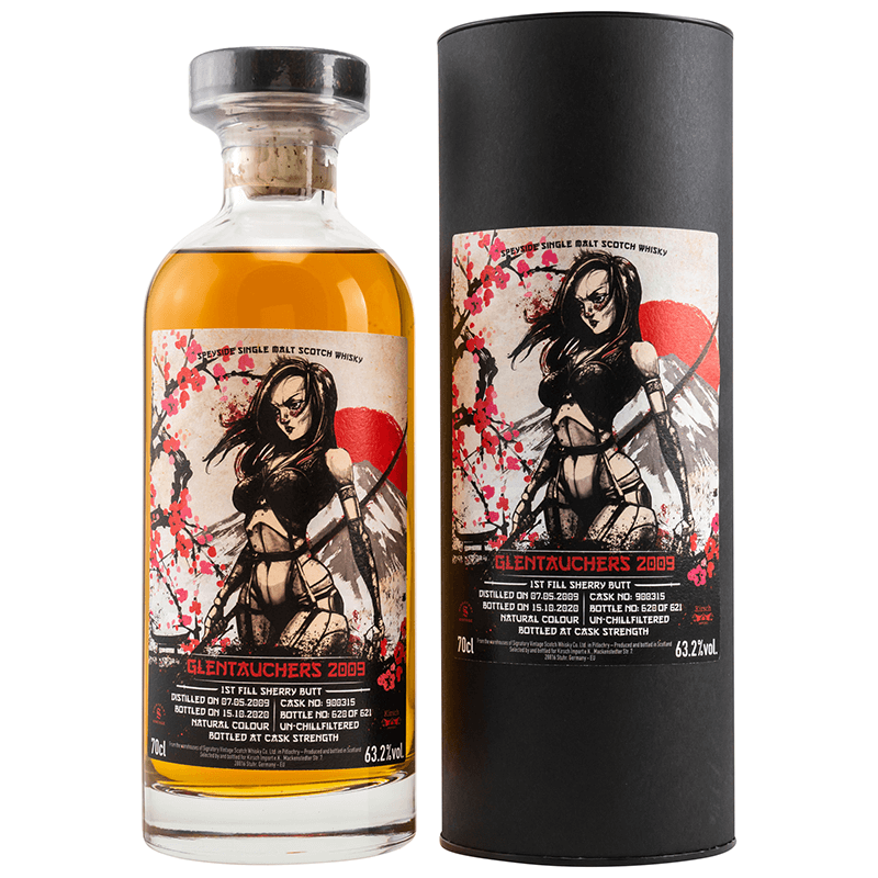 Glentauchers 2009/2020 #900315 Samurai Whisky 63,2% 0,7L (by Kirsch)