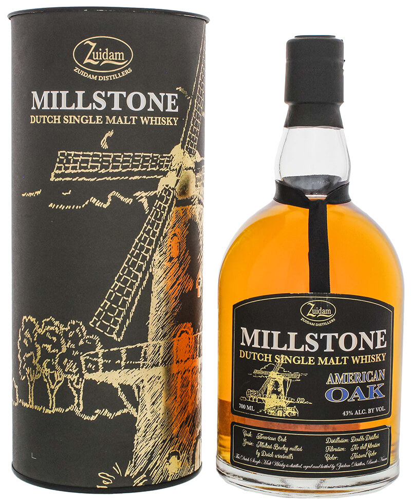 Zuidam Millstone Single Malt Whisky American Oak Whisky 43% 0,7L