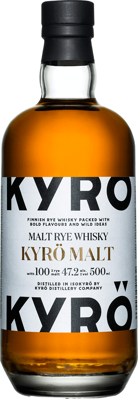 Kyrö Wood Smoked Malt Rye Whisky 47,2% 0,7L