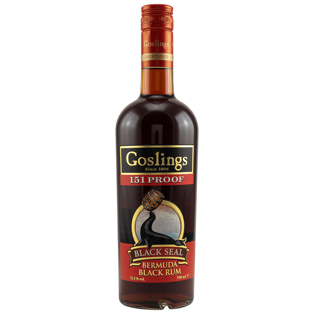 Goslings 151 Black Seal Rum 75,5%  Goslings 151 Black Seal Rum 75,5%