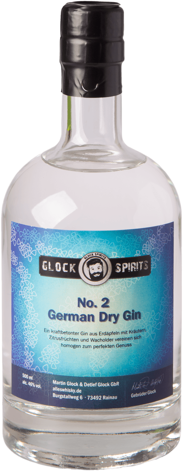 No. 2 German Dry Gin GLOCK SPIRITS 46%