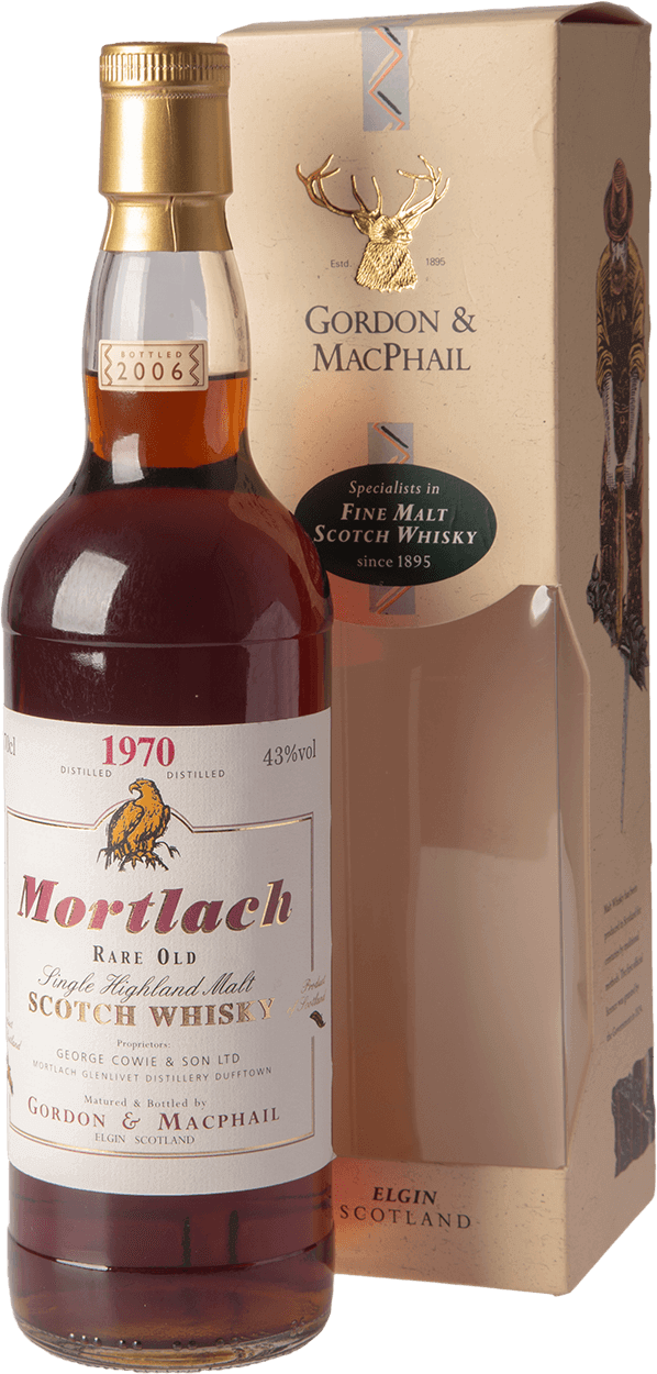 Mortlach Rare Old 1970/2006 G&M Whisky 43% 0,7L Rarität